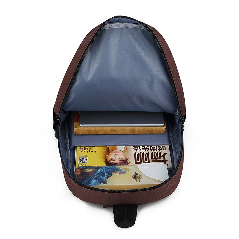 

School Bag Young STUDENT'S Printed Logo Training Courses Printed Words School Bag Advertisement Propaganda Secondary School Scho