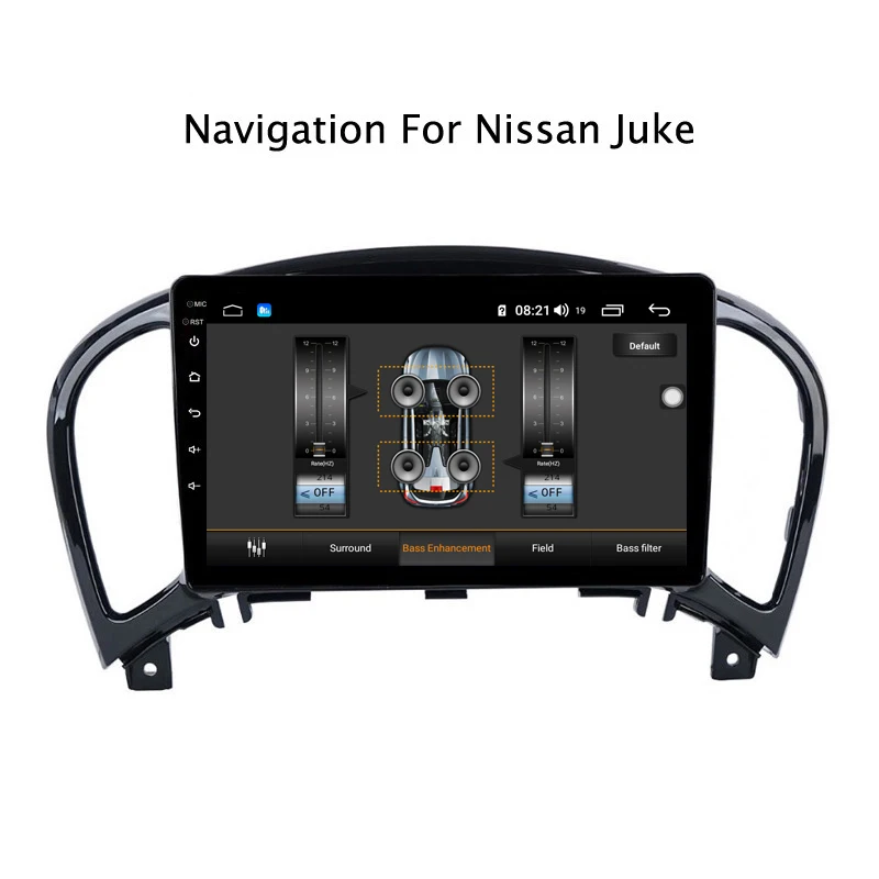 Best Ectwodvd 9inch Andriod 8.1 Car DVD GPS For Nissan Juke 2004-2016 4G RAM 64G ROM CarPlay DSP 4G LTE with WIFI 5