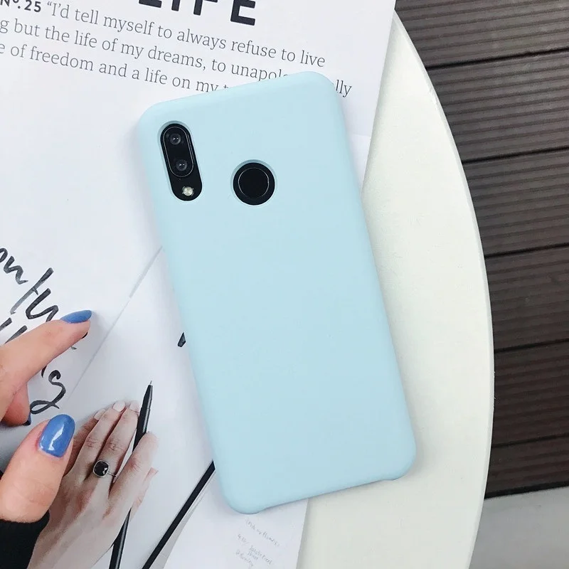 Официальный силиконовый чехол для телефона huawei mate 20 lite pro honor 8x чехол для huawei P20 P30 lite Pro Гладкий Жидкий чехол