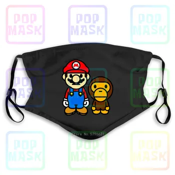 

Anti Pollution Mask New Popular The Baby Milo Super Mario Replaceable Filter Anti-PM2.5