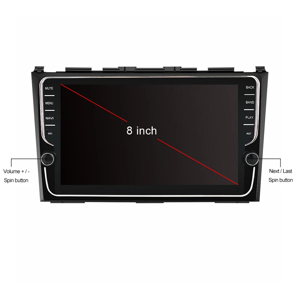 Eunavi Android 9,0 автомобильный Радио мультимедийный плеер для Honda CRV CR-V 3 2007-2011 gps Навигация стерео видео аудио TDA7851 без DVD