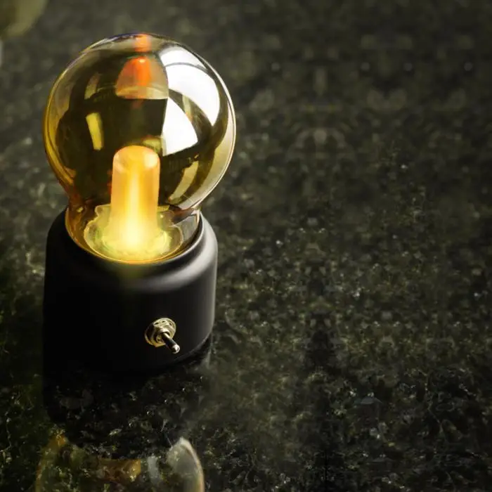 USB Перезаряжаемый винтажный прикроватный столик для спальни, модная домашняя декоративная лампа-M25LED ночной Светильник
