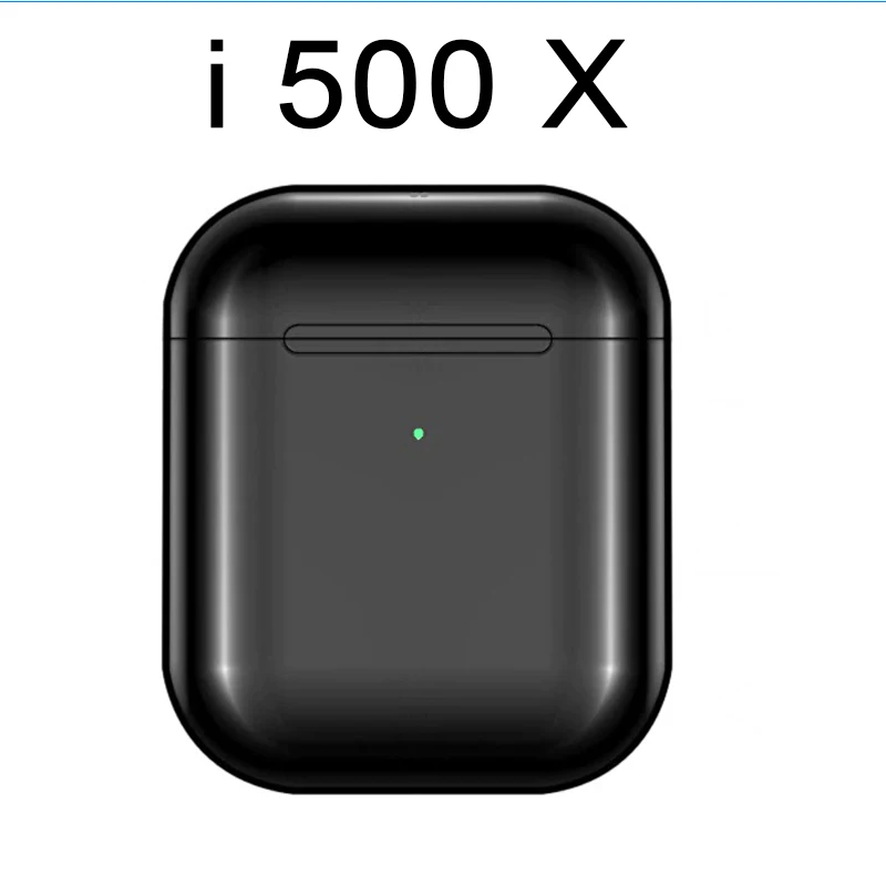 i 500 x black Лучшая версия i500 X Pro TWS 1:1 наушники-вкладыши Blutooth мини Беспроводные спортивные гарнитуры наушники PK Aire 2 3 - Цвет: i 500 x black