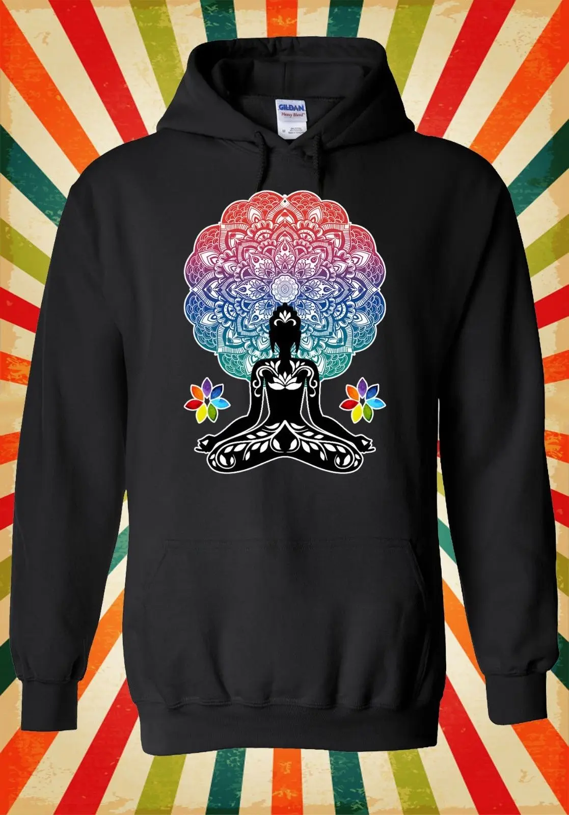 

Aztec Yoga Buddha Chakra Meditation Men Women Unisex Top Hoodie Sweatshirt 1516 winter summer coat streetwear gym jogger