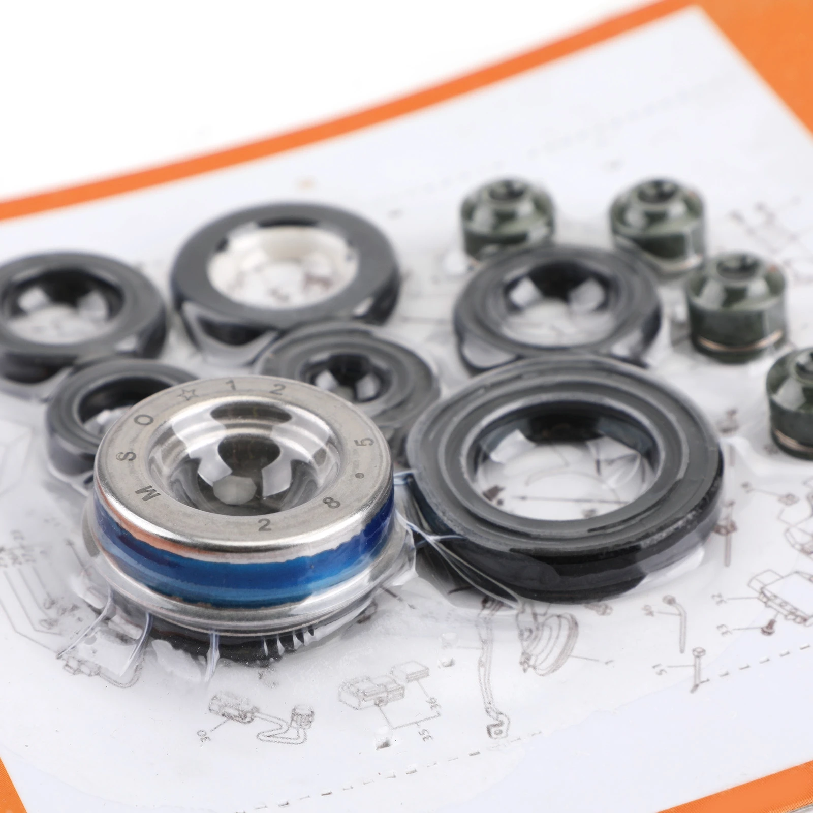 Artudatech Engine Oil Seal Kit Set 11pcs Seals for Honda XL125V XLV125 XL 125 XLV 125 Varadero VT125C VT 125C Shadow