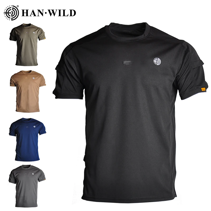Combat Shirts Summer Military Camouflage Men's Quick-Drying Hiking Hunting T-Shirt