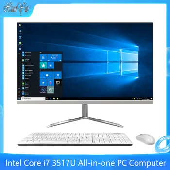 

XUANYAO Ultra Slim All-in-one PC Computer 21.5" inch Screen Desktop Computer Intel Core i7 3517U Screen Office Keyboard Mouse