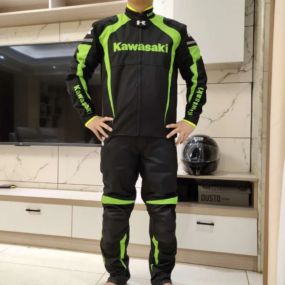 Kawasaki heavy industries per sostenere il vestito/giacca/cappotto/Oxford giaccHe Moto e pantaloni/vento caldo VEstiti