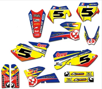 

For KTM SX 2003 2004 Customized Graphics & Backgrounds Motocross Stickers for KTM SX125 200 250 300 400 450 525 2003 2004