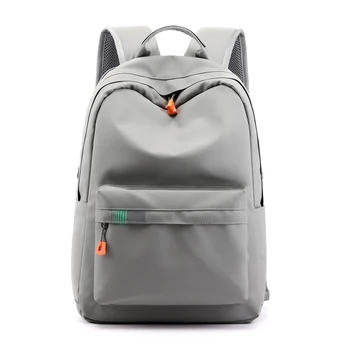 

Grey Black Color Waterproof School Backpack Student Book Bag Men Travel Bags Boy Sports Outdoor Backpack Nylon