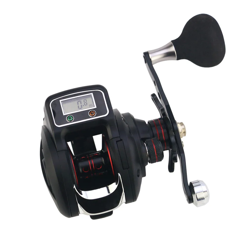 

Electric count wheel baitcasting reel 13+1BB 6.3:1 bait casting reel drag boat rock reels 5kg fresh/salt fishing carp bass