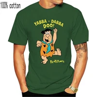 The Flinstones 'yabba Dabba Doo' T Shirt-nuova e ufficiale! 2019 New Fashion T Shirt uomo cotone