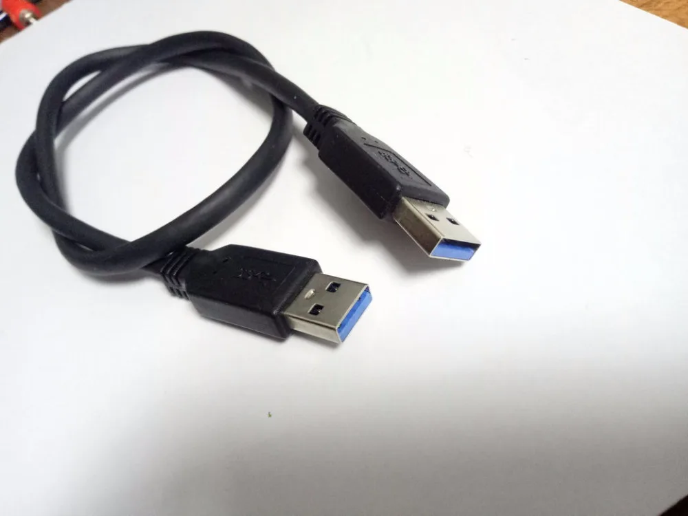 20 шт. USB 3,0 штекер для USB 3,0 Мужской УДЛИНИТЕЛЬ шнур сканер печати 60 см Новинка