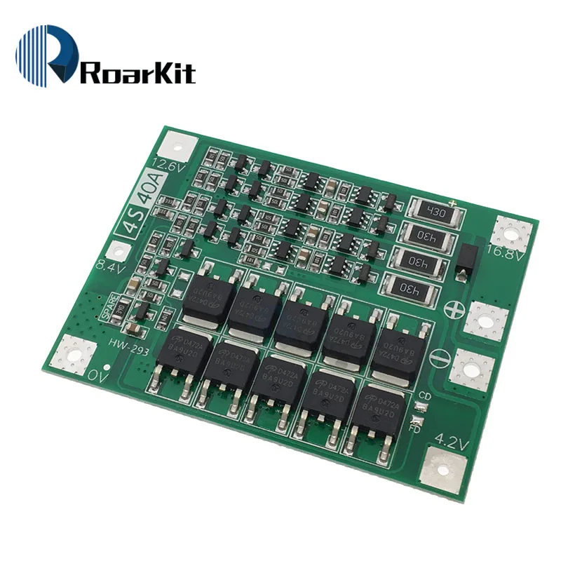 3S/4S 40A 60A Li-ion Lithium Battery Protection Board 18650 PCB BMS For Drill Motor 11.1V 12.6V/14.8V 16.8V Enhance/Balance,lithium battery board,battery protection module,battery protection board