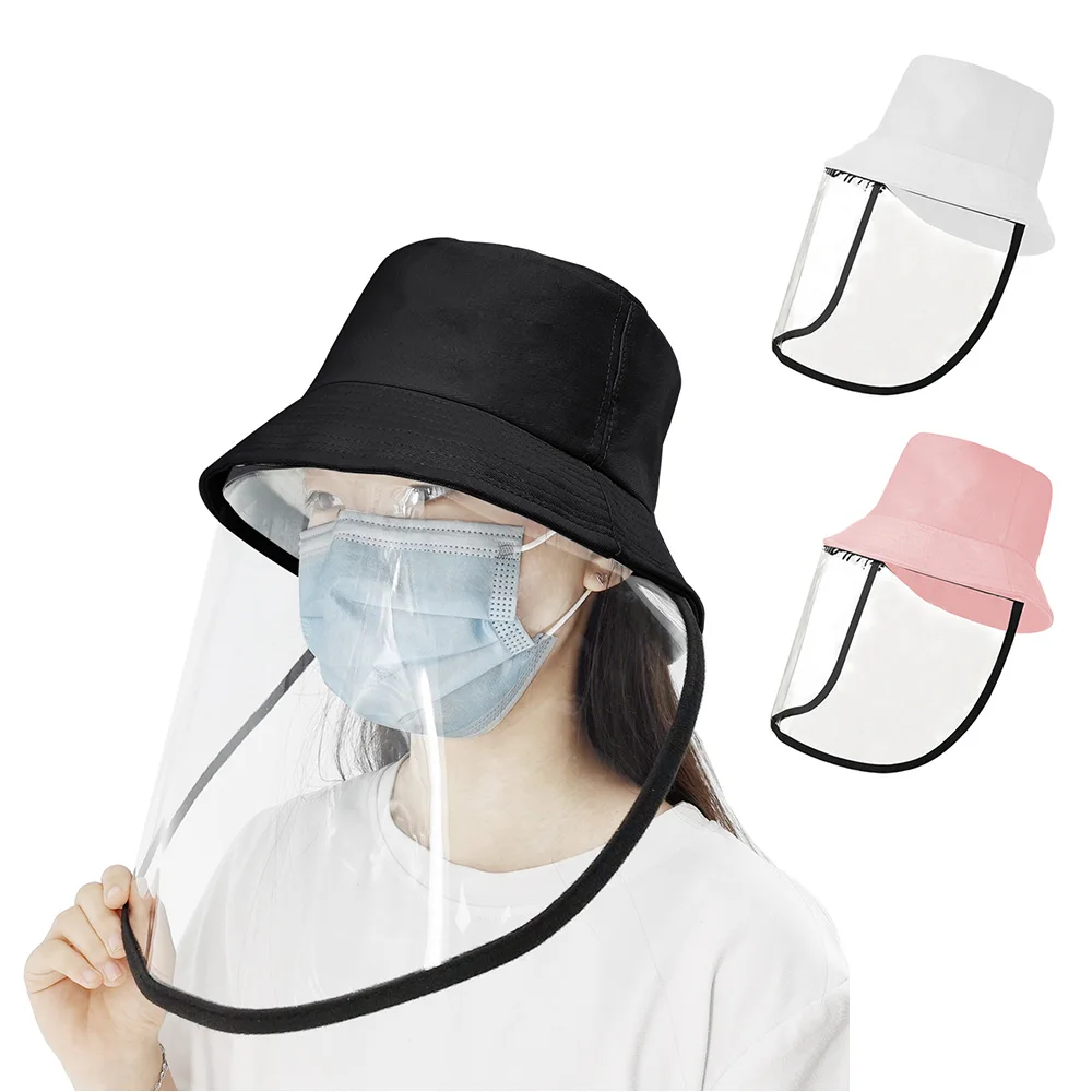 

Isolated Droplets Splash Proof Wind proof Dust Proof Hat with Transparent Face Sheild Mask Visors