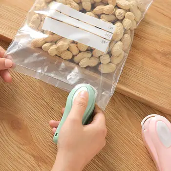 

Household Mini Sealing Portable Machine Heat Sealer Food Gadgets Package Bags Saver Mini Capper For Plastic H0Z5