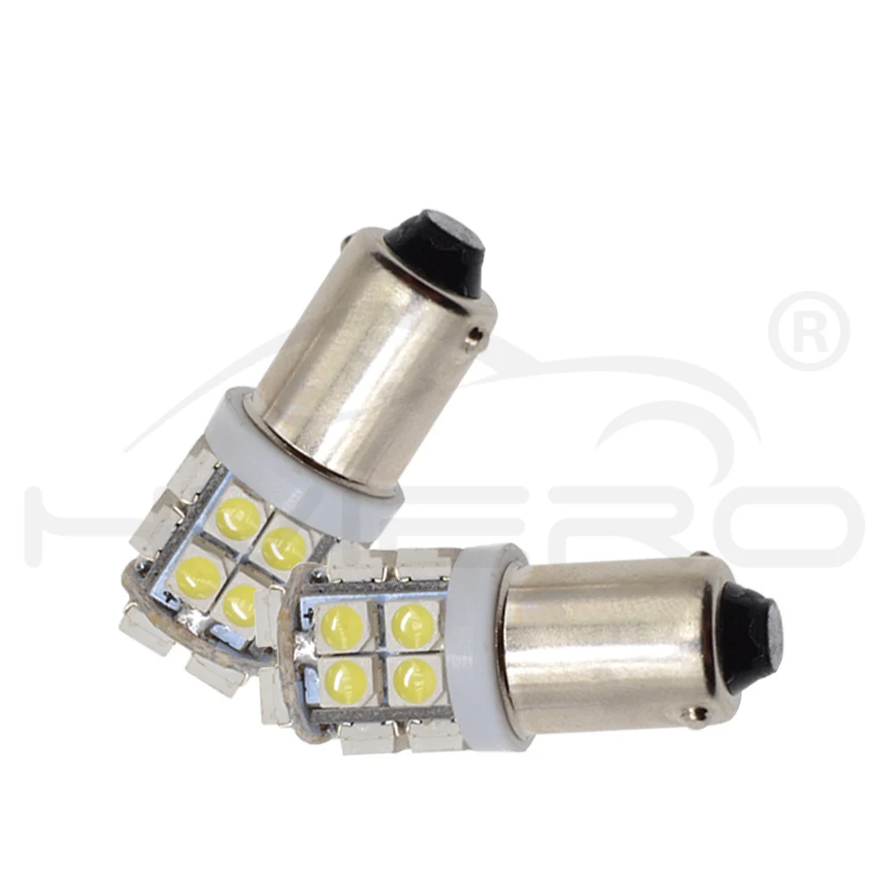 2шт белый яркий DC 12V T11 Ba9s T4W 3528 20smd 1210 маркер Led интерьер чтения номерной знак лампы