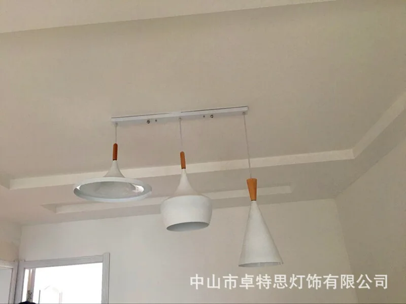 Поперечная граница в европейском стиле в форме инструмента Droplight креативный барный счетчик Кофейня Ресторан Macarons три головы