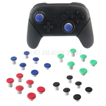 

6Pcs/Set Swap Thumb Analog Sticks Grips Stick D-Pad Bumper Trigger Button Screw Driver Gamepad Replacement for Wireless