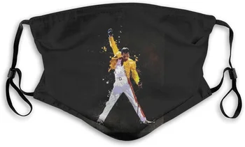 Summercl, Unisex, Gezicht, Elvis, Mond, Presley, Stof, Bivakmutsen, Sjaal, Vervuiling