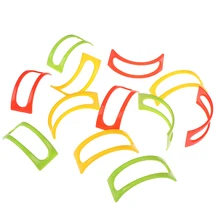 12 шт. красочный пластиковый держатель Taco в виде раковины Taco подставка пластина протектор контейнер для еды кухонные аксессуары кухонный инструмент