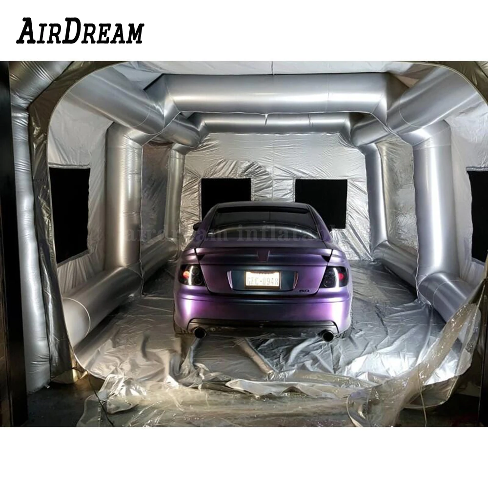 Sewinfla Inflatable Paint Booth 28x15x11Ft with Blowers Professional  Inflatable Spray Booth Portable Car Painting Booth Tent - AliExpress