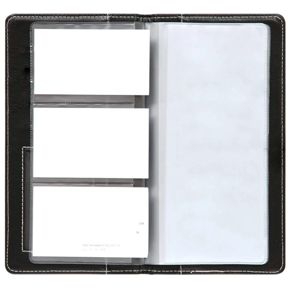 Mylifeunite Чековая книжка бизнес для кредитной карты водонепроницаемый чехол держатель для карт 5 прозрачных слотов из искусственной кожи Обложка Чековая книжка