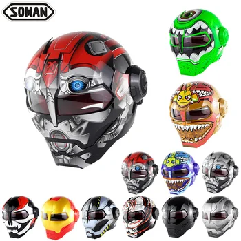 

Motorcycle Helmet Motor Bike Safety Casco Motocross Capacete Casque Personality Headgear