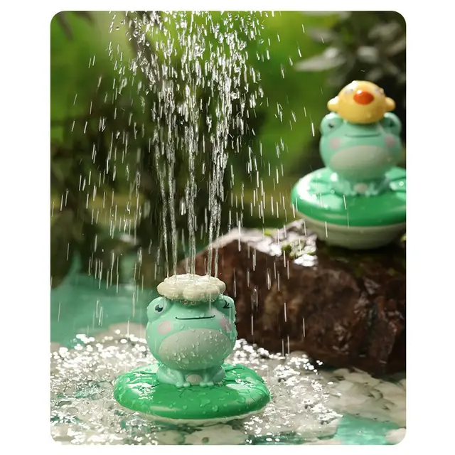 Baby Bath Toys For Children Korea Hot sale Cartoon Animal Frog Sprinkler for Kids Water Toys Swimming Bath Toy Children's Toys 2