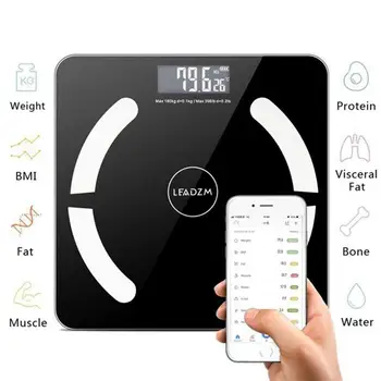 

Bluetooth Body Fat Scale Smart Electronic ​Scales LED Digital Bathroom Weight Scale Balance Body Composition Analyzer