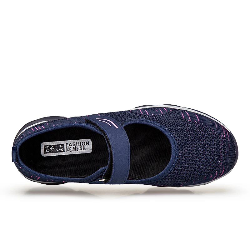 Women Shoes Summer Fashion Women Flat Platform Breathable Mesh Casual Sneakers Boat Shoes