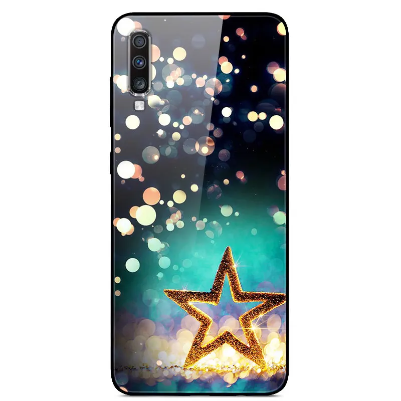 Чехол из закаленного стекла для samsung S9, Жесткий Чехол для задней панели, чехол для samsung Galaxy S9 Plus, чехол, TPU бампер S10e S10 Plus Caso - Цвет: 21