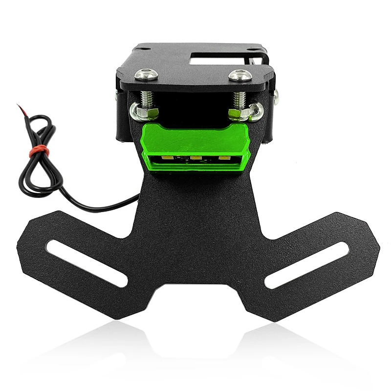 Motorcycle Tail Tidy Fender Eliminator Registration License Plate Holderframe LED Light For KAWASAKI Z900 2017 Z 900 (12)