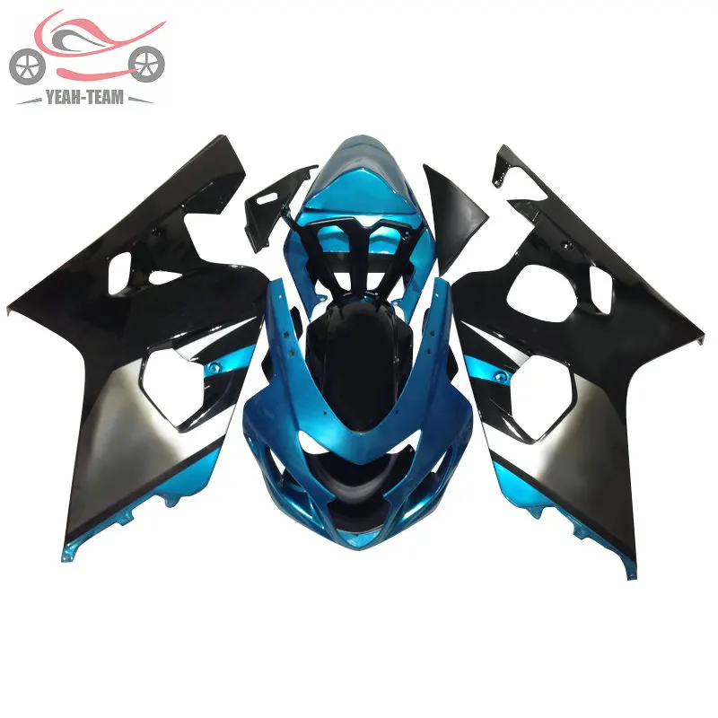 Китайский набор обтекателей для Suzuki K4 2004 2005 GSXR750 04 05 GSXR 600 750 синий серый мотоцикл ABS пластик обтекатели комплект
