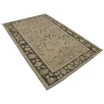 

150x223 Cm Beige Handmade Vintage Anatolian Rug-5x7 Ft