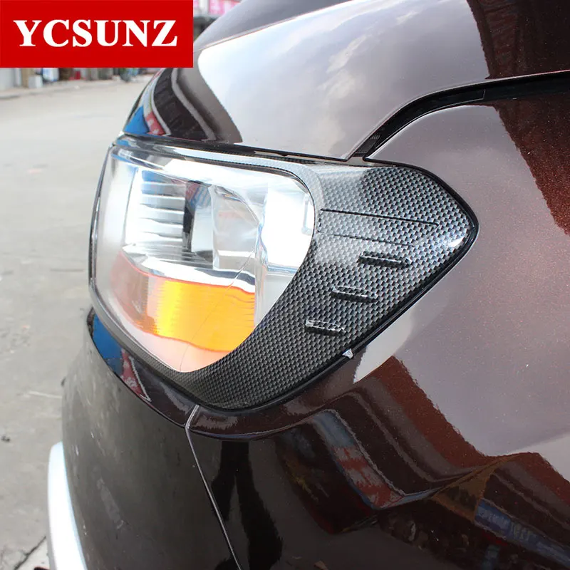 Черный корпус фар из АБС пластика для Ford Everest New Ranger Wildtrak T7 2016 2019|lamp light bulb socket|lamp