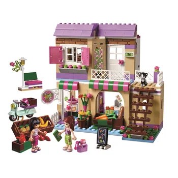 

Heartlake Food Market 41108 Building Blocks Model Toys for Children Compatible with Friends Bricks Figure New Year Gifts