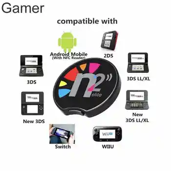 

2020 Newest For Amiibo Ntag215 Android NFC Writer Reader And 3DS /3DS XL/Switch N2 Elite Emulator + NFC PC