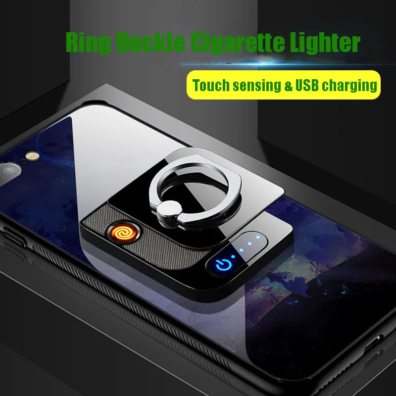 Электрическая зажигалка с подключением к USB кольцевой кронштейн для курения