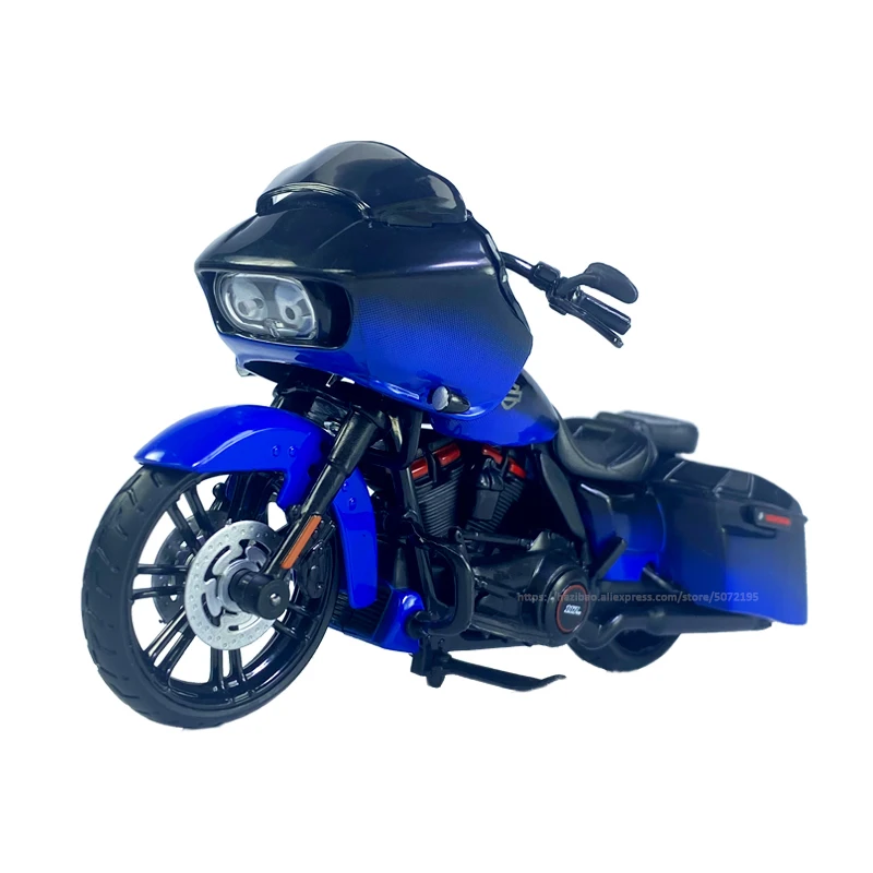 Maisto 1:18 Harley Davidson 2018 CVO Road Glide Bike Motorcycle Model NEW BLUE 