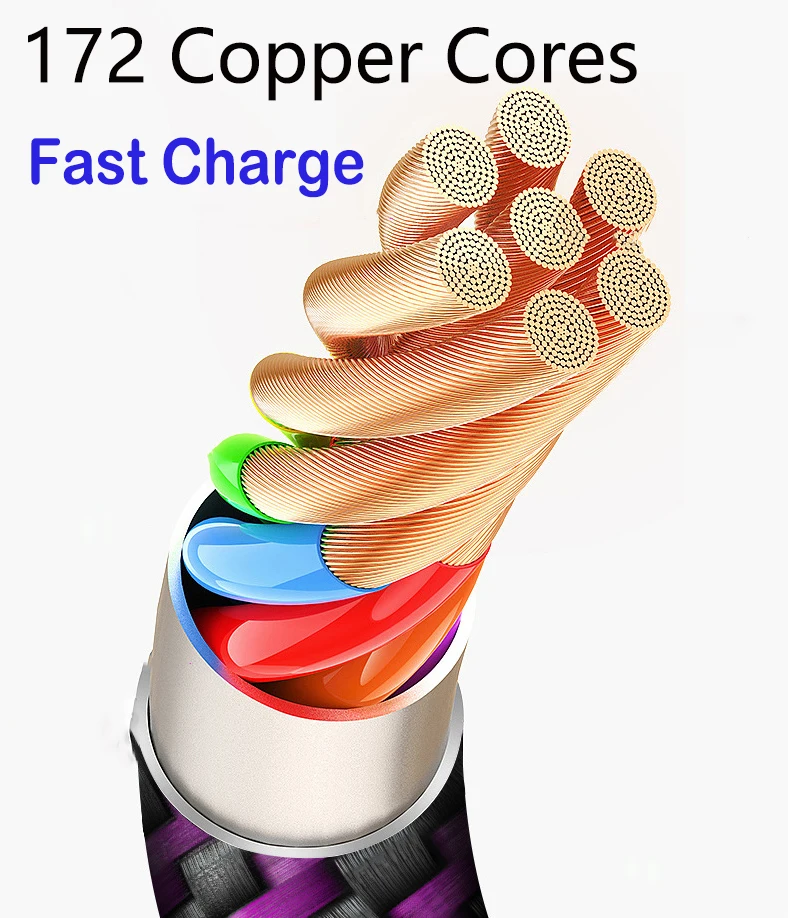 USB кабель 5А нейлон Быстрая зарядка MicroType-c USB кабель для передачи данных для samsung HUAWEI LG планшет Android мобильный телефон зарядный шнур