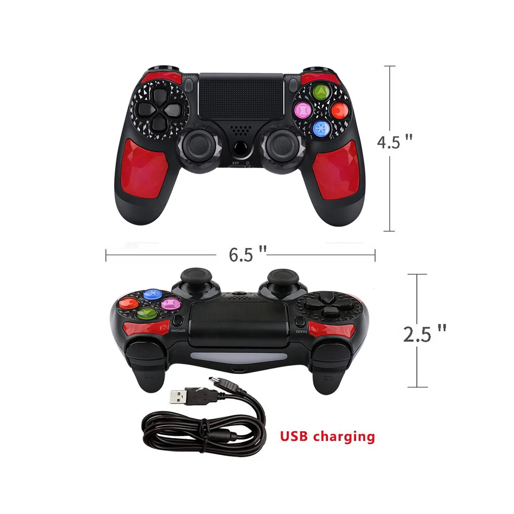 K ISHAKO джойстик и игровой контроллер ps4 dualshock 4 контроллер bluetooth беспроводной геймпад consola для Playstation 4 ABS пластик