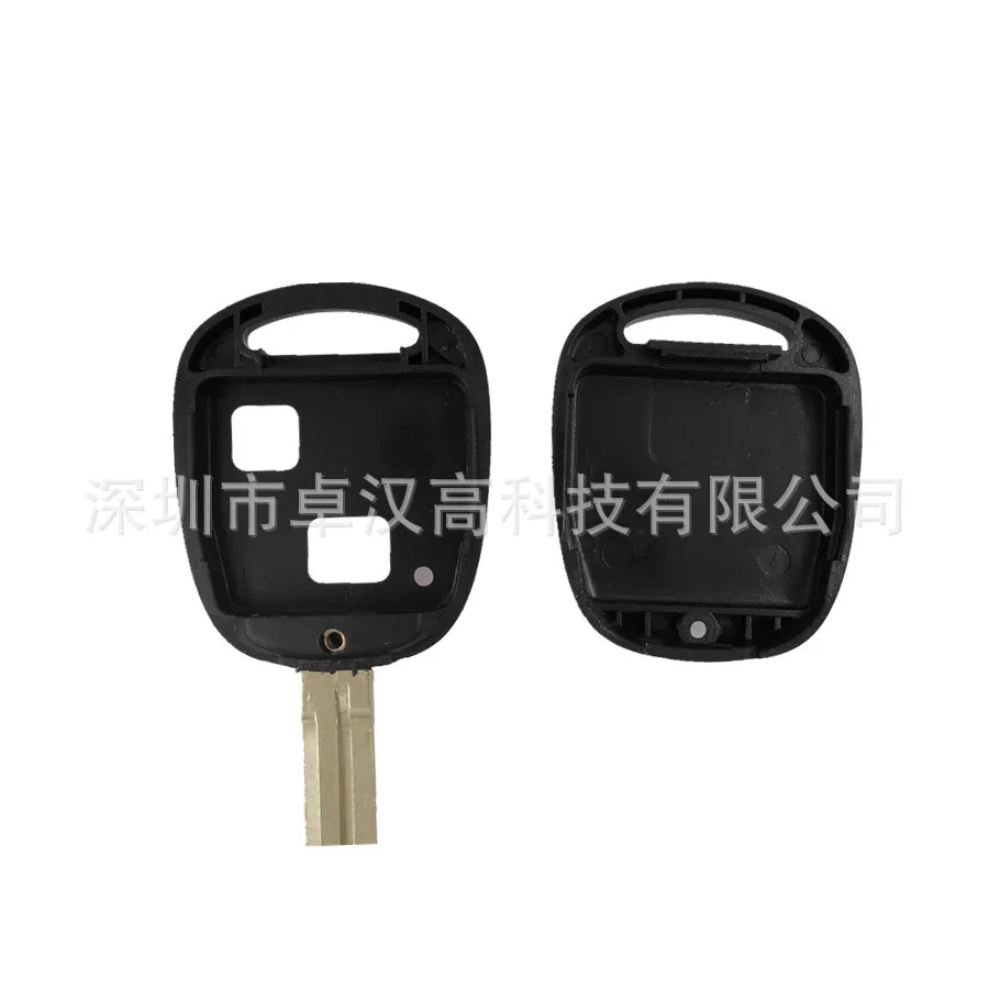 For Toyota Land Cruiser / Prado Instead of Original Factory Auto Car Key KETO 2 Buttons Change Car Key Shell For Toyota Land Cruiser / Prado Instead of Original Factory Auto Car Key KETO 2 Buttons Change Car Key Shell