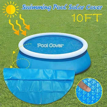 

10Inch Inflatable Swimming Pool Cover Dustproof Rainproof Swimming Pools Insulation Film Outdoor Accessories