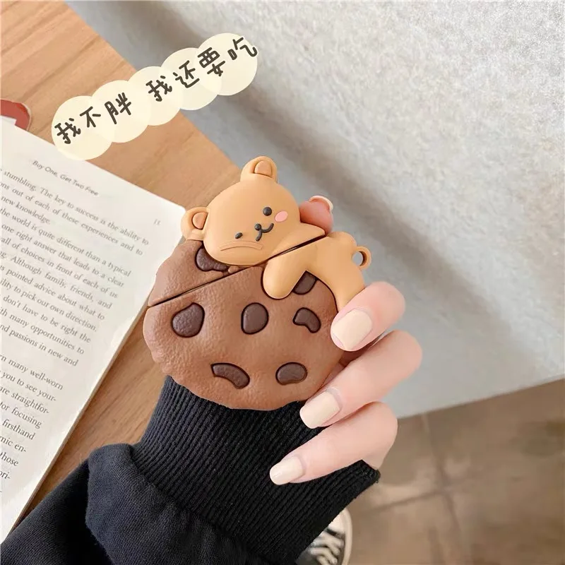 Kawaii Chocolate Chip Earphone Protective Case