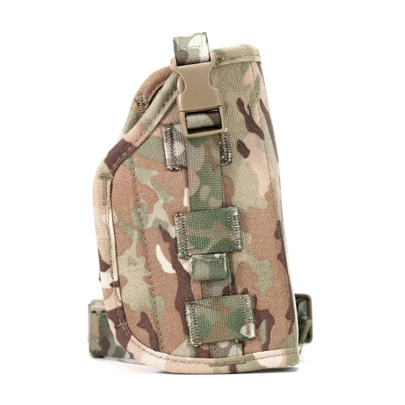 

Airsoft Universal Pistol Holster Molle Modular Pistol Thigh Leg Pouch Right Hand Outdoor Hunting Waist Belt Bag