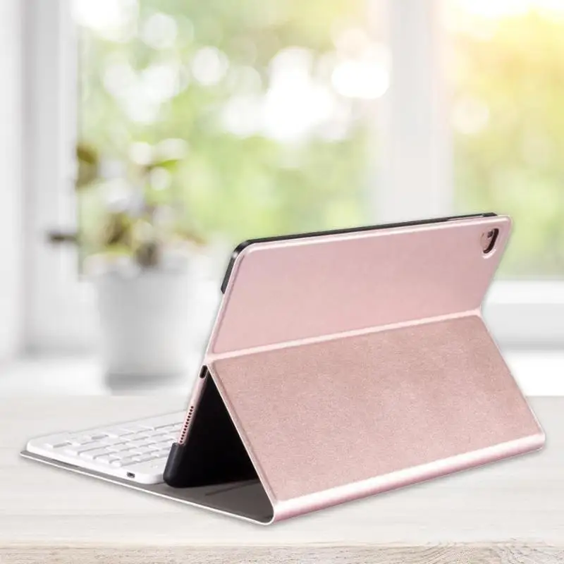 Подсветка кожаный чехол Обложка Беспроводной Bluetooth клавиатура для iPad 10,2 Поддержка дропшиппинг