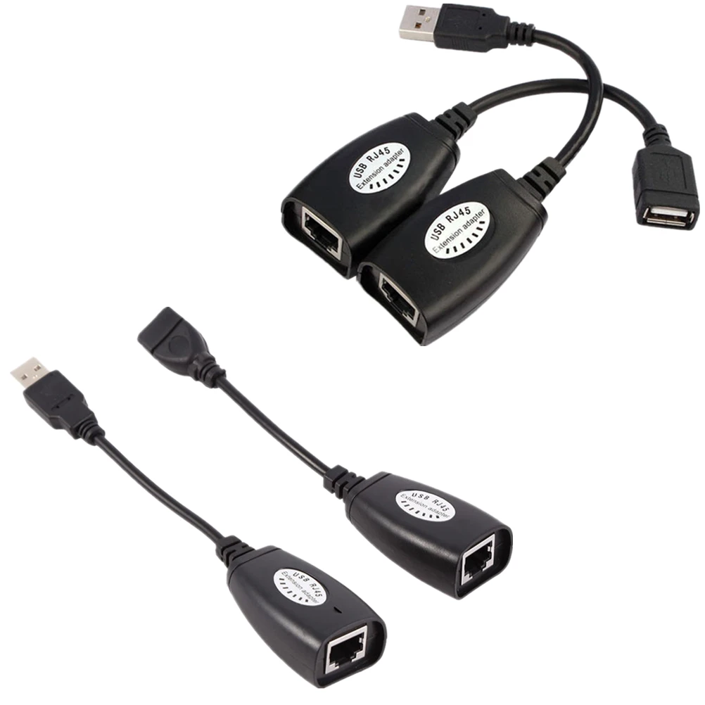 Cable Length: Other Computer Cables New Ethernet Extender USB Extension RJ45 Cat5e/6 Cable LAN Adapter Over Repeater Set Cable Length: Other Computer Cables New Ethernet Extender USB Extension RJ45 Cat5e/6 Cable LAN Adapter Over Repeater Set