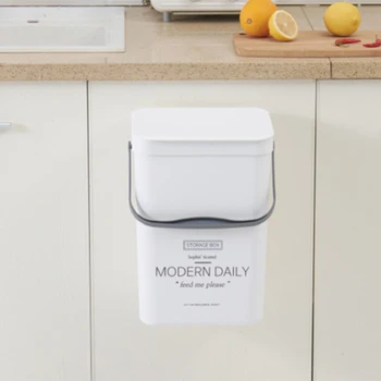 

Trash Can Toilet Trash Bins Bedroom Trash Can Scandinavian Style Bathroom Wall Mounted Trash Can Kitchen Garbage Bin Living Room