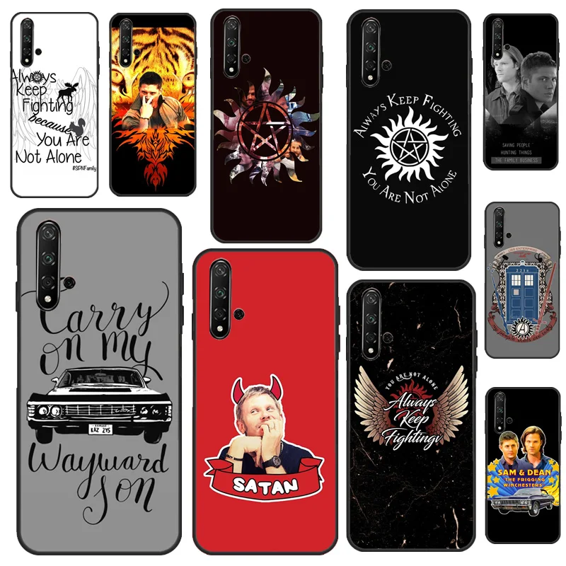 Custodia Tv Supernatural Per Huawei P30 P20 P40 P60 Pro P Smart Nova 9 5T Honor Magic 5 Lite X8 X9A 50 70 Cover